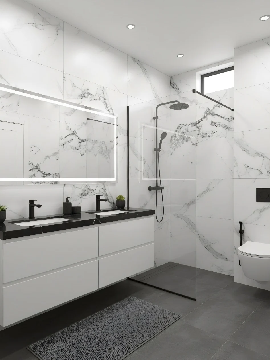 Calacatta White в інтер'єрі